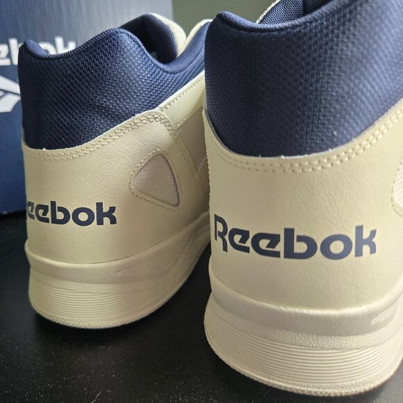 Reebok Royal BB4590 Retro Leather High-Top BBall Court Trainer IF4800 Navy/Ochre main image 16